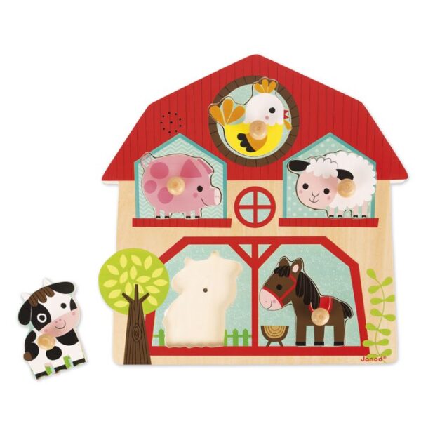 Puzle Encajable Musical " Mis amigos los animales de la Granja" - Imagen 3