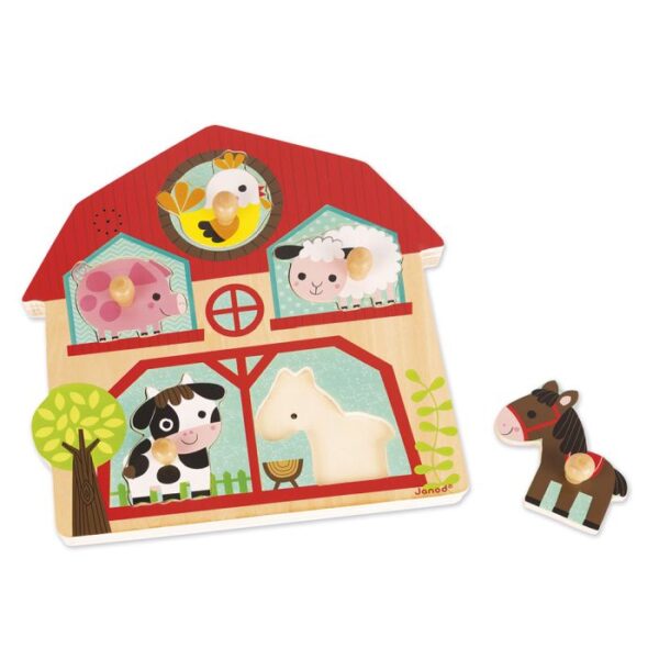 Puzle Encajable Musical " Mis amigos los animales de la Granja" - Imagen 2