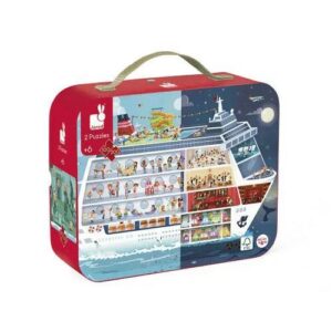 2 Puzzles,  Barco con Cruzero