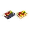 Caja de 12 Frutas (madera)