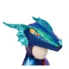 Capa Dragón metálico azul Talla 3-4 - Imagen 4