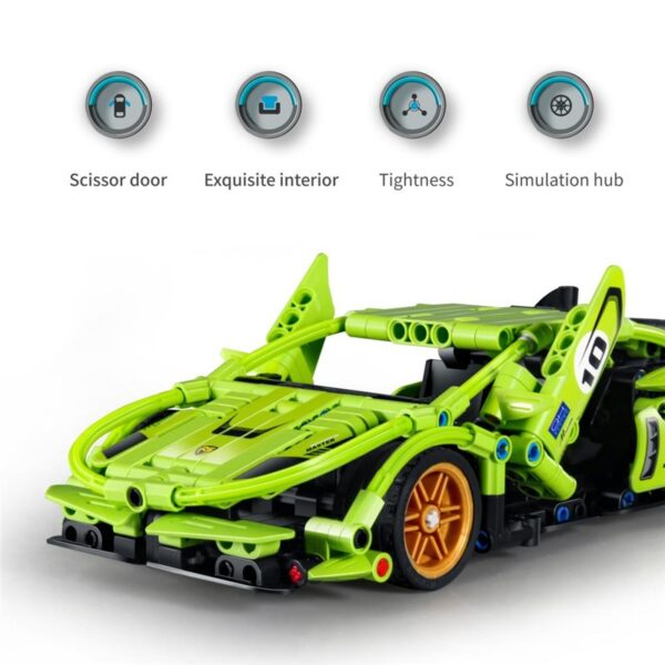 iMMaster Coche de carreras verde - 457pzas. - Imagen 2