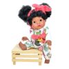 Muñeca Joy Collection Pelo Moreno Rizado