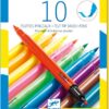 Colores 10 rotuladores pincel pop