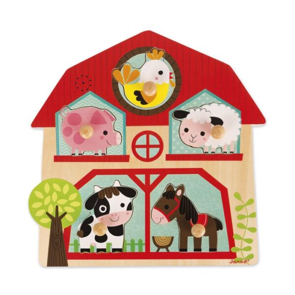 Puzle Encajable Musical " Mis amigos los animales de la Granja"
