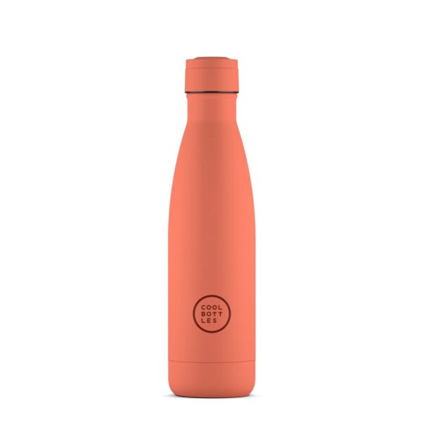 Botella Acero Pastel Coral 500ML