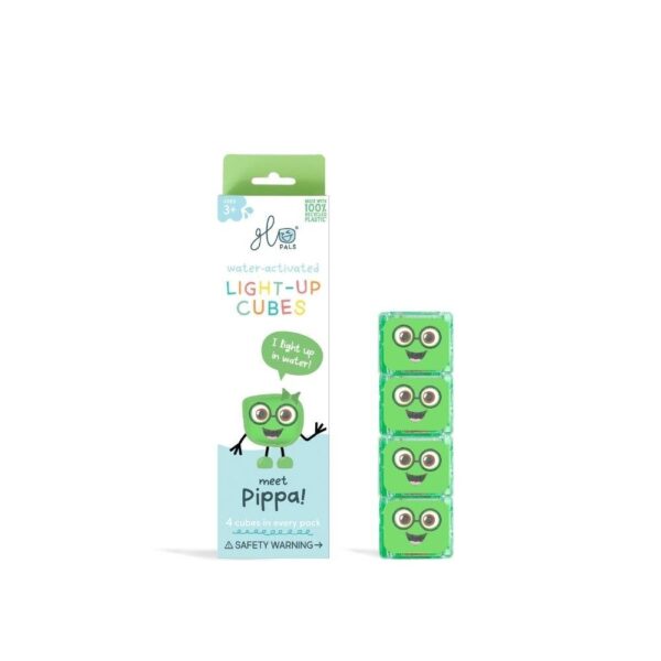 GloPals Cubos luz PIPPA Verde (set 4 ud.)
