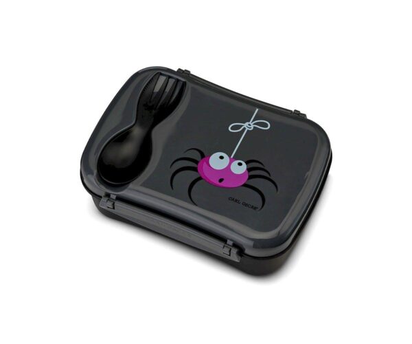 Caja de Almuerzo N'ice Box Kids Araña Grey Carl Oscar