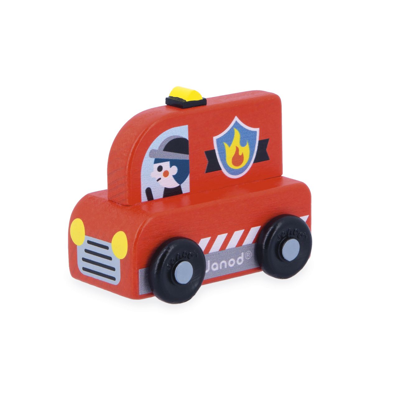 Camión de Bomberos de madera